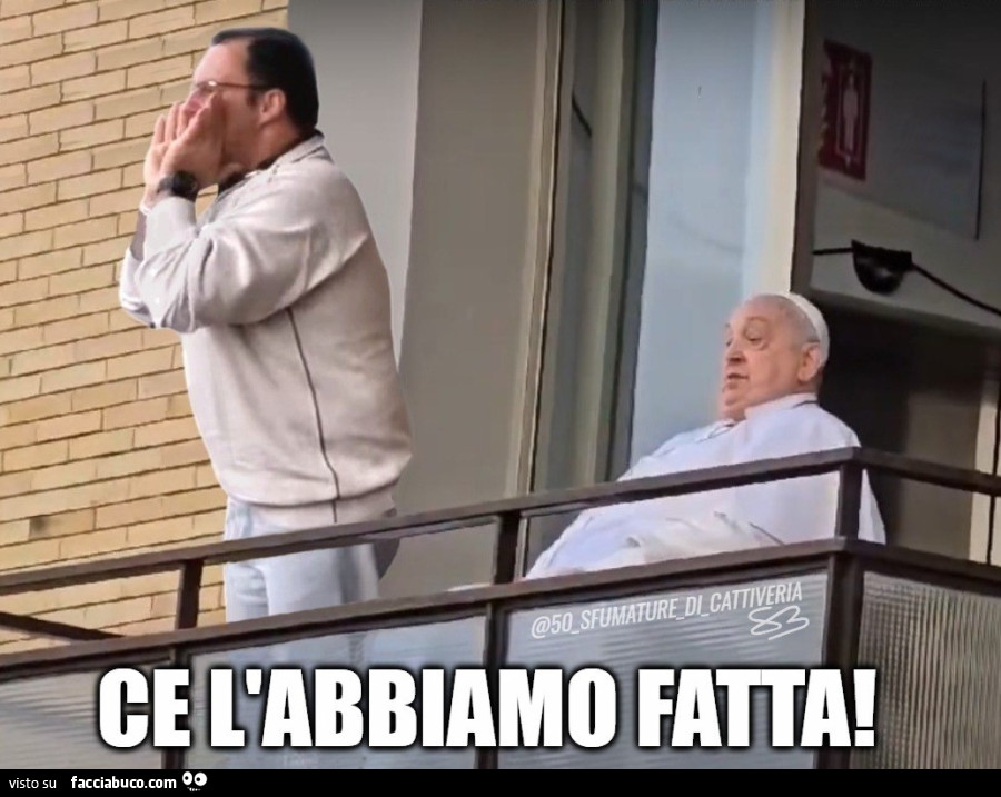 Ce l'abbiamo fatta