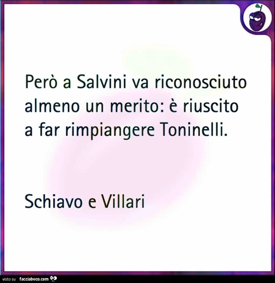 Però a Salvini va riconosciuto almeno un merito: è riuscito a far rimpiangere Toninelli