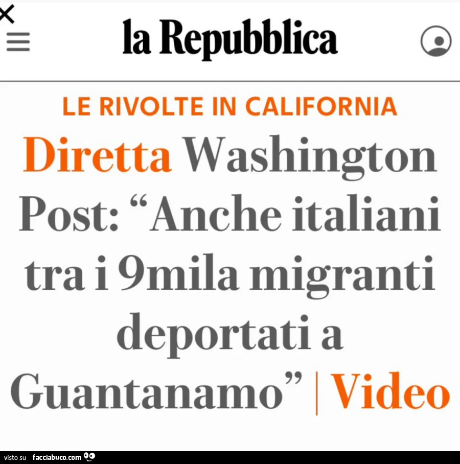 Anche italiani tra i 9mila migranti deportati a guantanamo