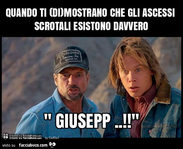 Quando ti (di)mostrano che gli ascessi scrotali esistono davvero