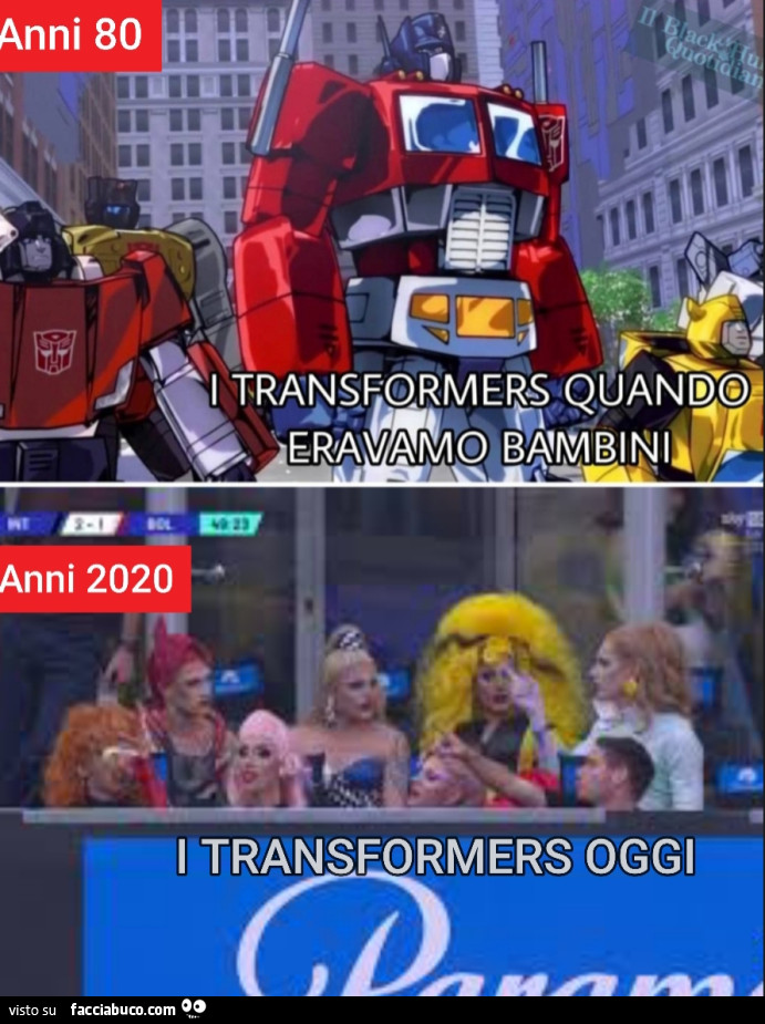 Transormers oggi