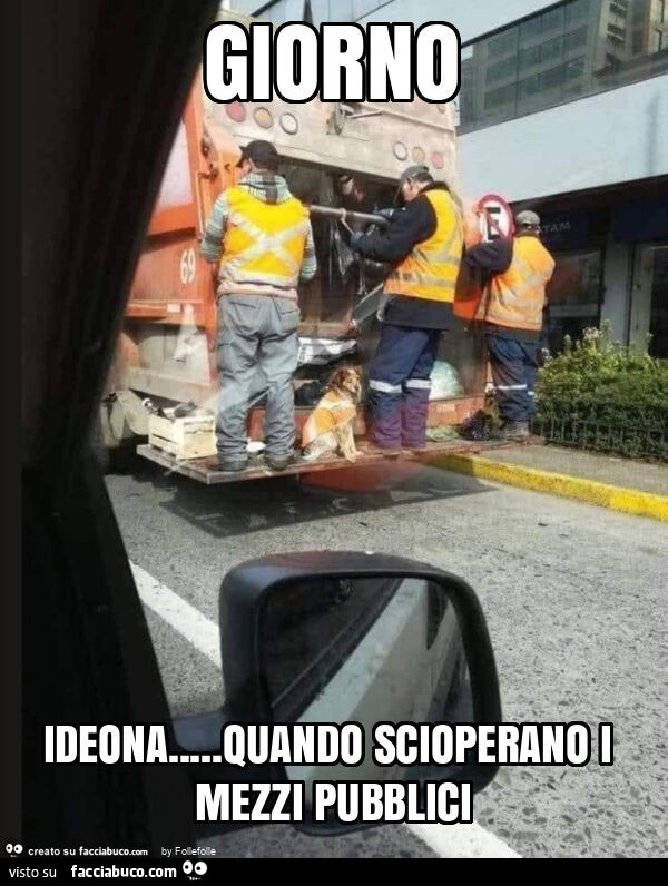 Giorno ideona… quando scioperano i mezzi pubblici
