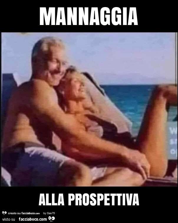 Mannaggia alla prospettiva