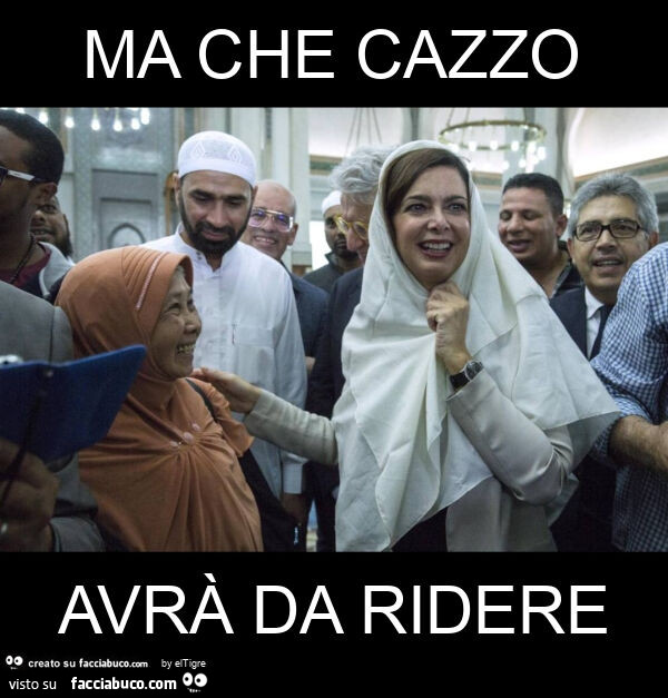 Ma che cazzo avrà da ridere