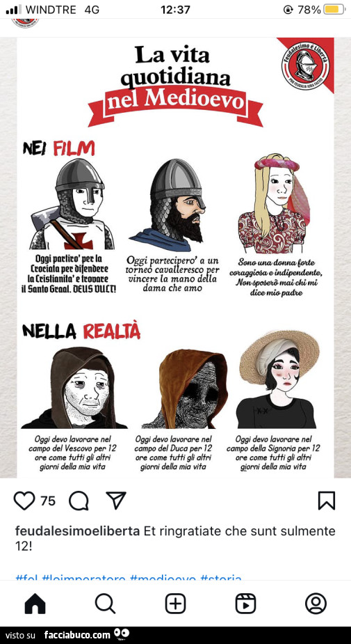 La vita quotidiana nel medioevo