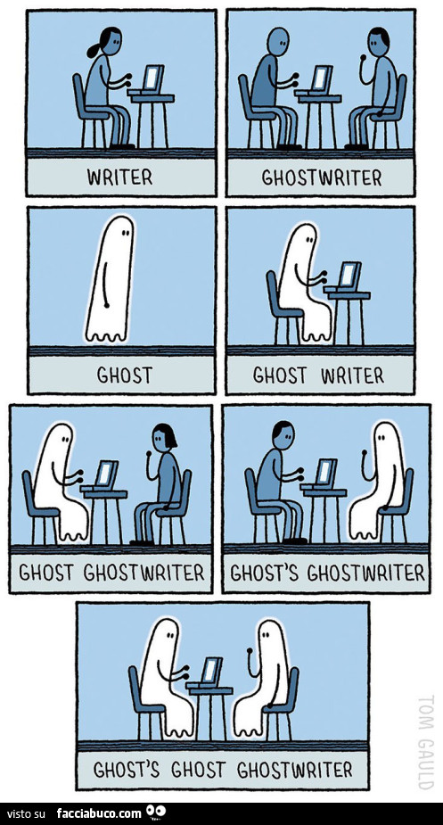 Tom Gauld… Ghostwriter… and so on