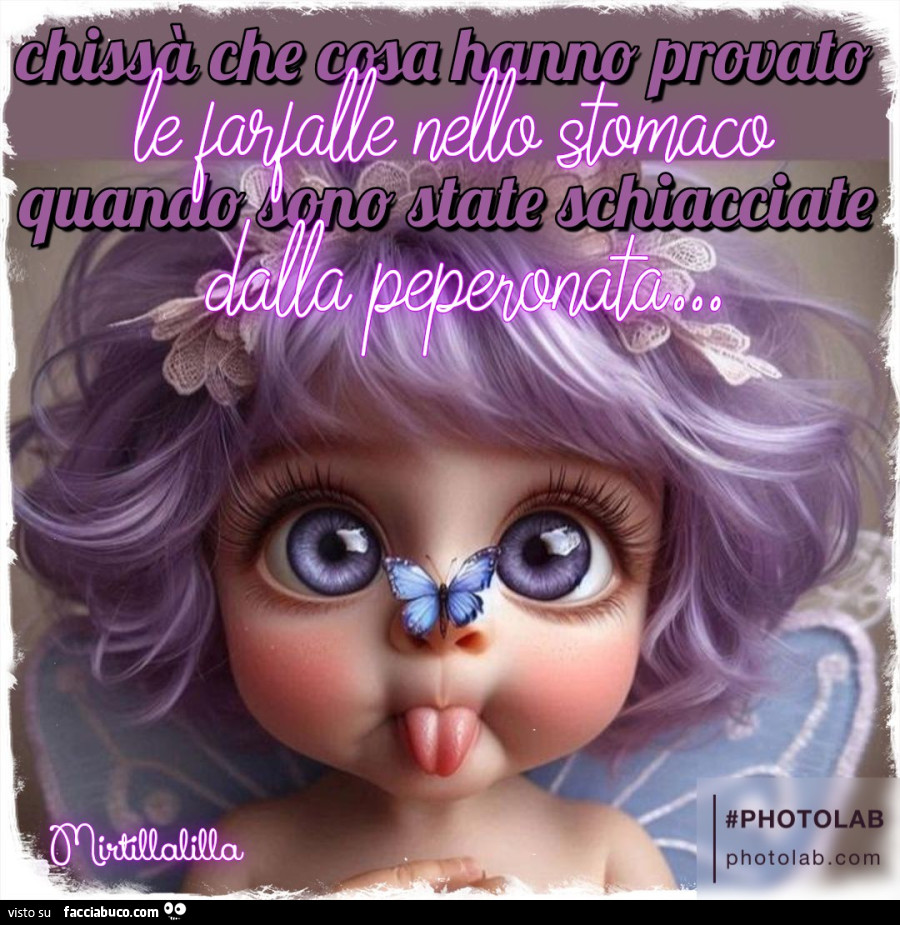 Le farfalle nello stomaco