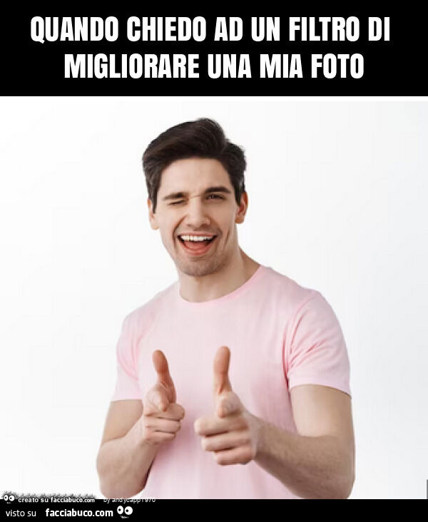 Quando chiedo ad un filtro di migliorare una mia foto