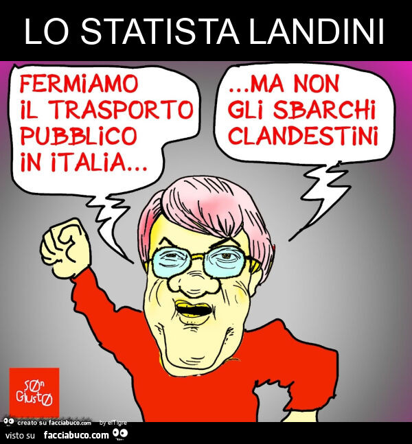 Lo statista landini