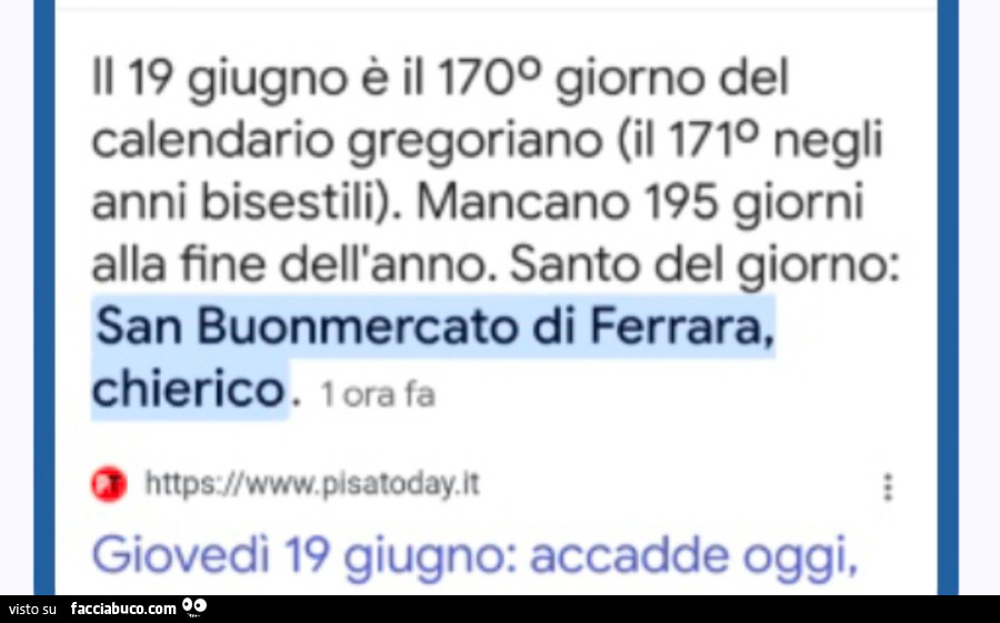 Santo del giorno: san buonmercato di ferrara, chierico