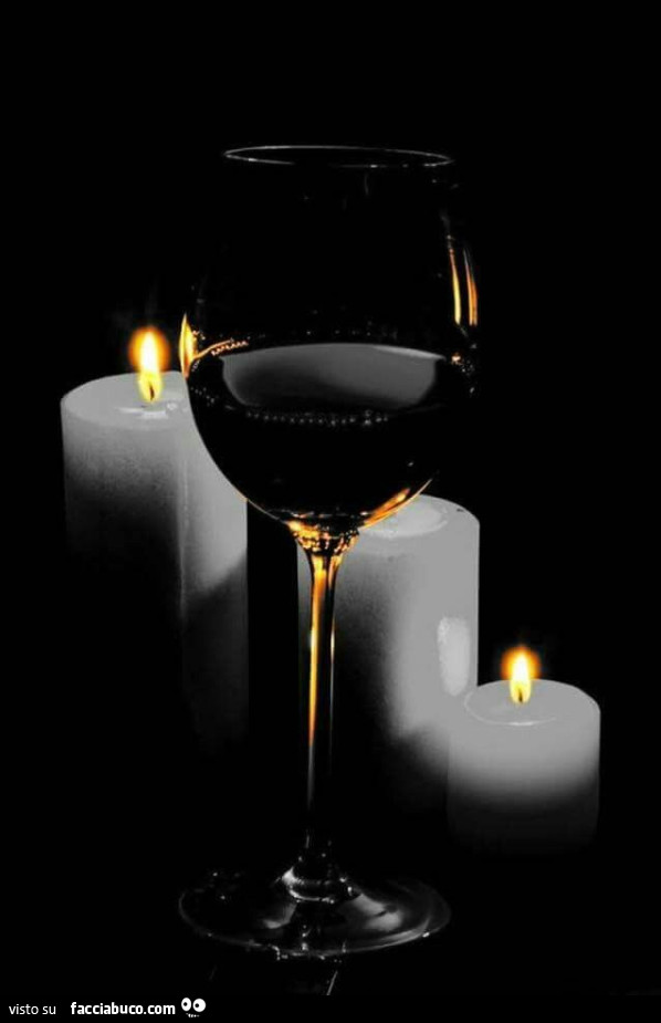 Candele e vino