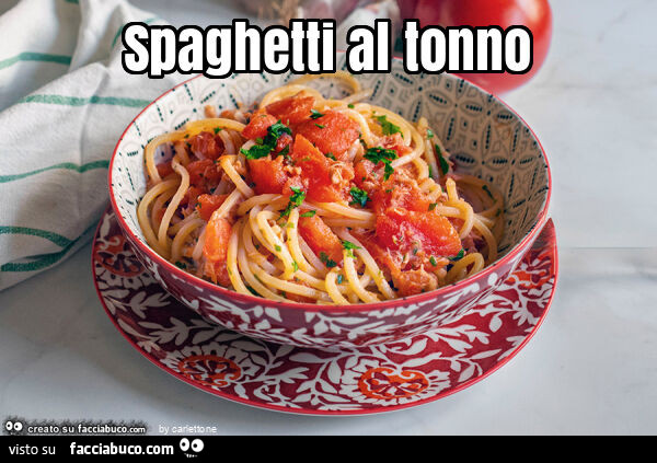 Spaghetti al tonno