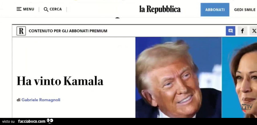 Trump e kamala