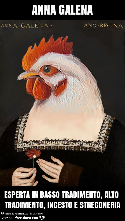 Anna galena esperta in basso tradimento, alto tradimento, incesto e stregoneria