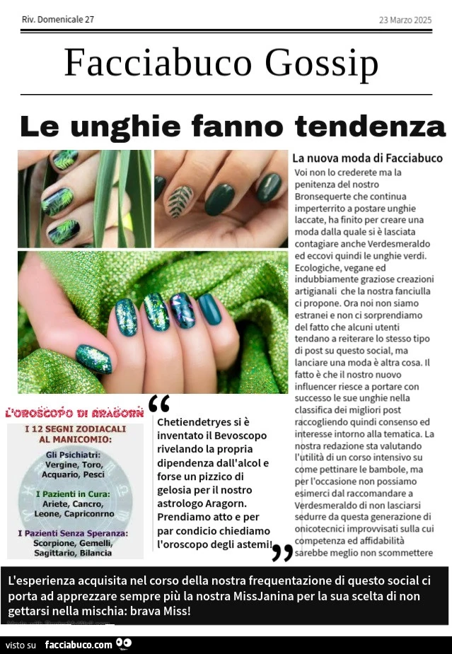 Facciabuco Gossip 27