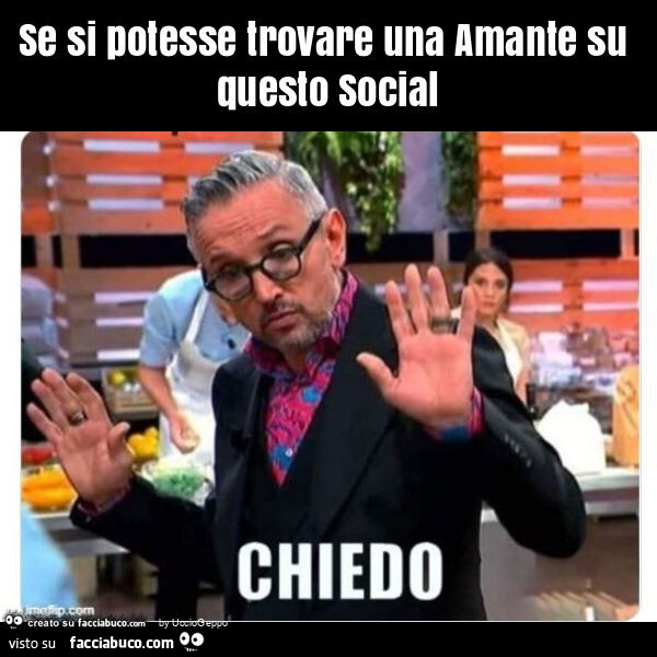 Se si potesse trovare una amante su questo social