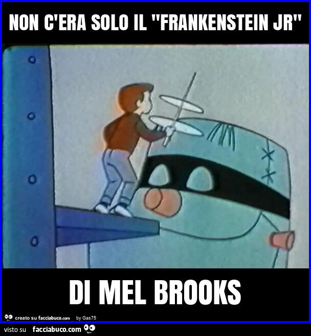 Non c'era solo il "frankenstein jr" di mel brooks