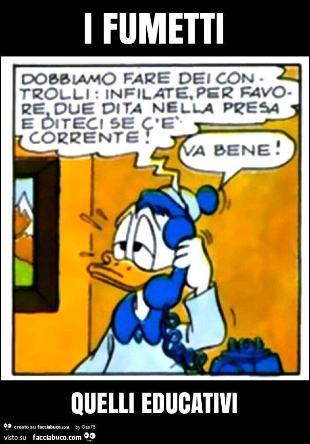 I fumetti quelli educativi