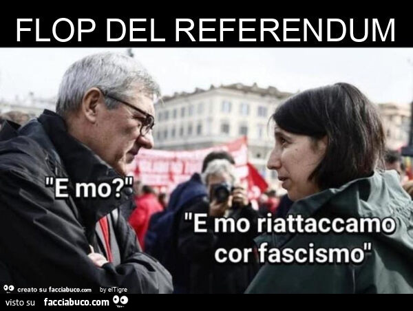 Flop del referendum