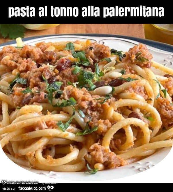 Pasta al tonno alla palermitana