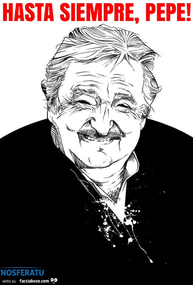 José “Pepe” Mujica, ex presidente dell'Uruguay con un passato da guerrigliero marxista e