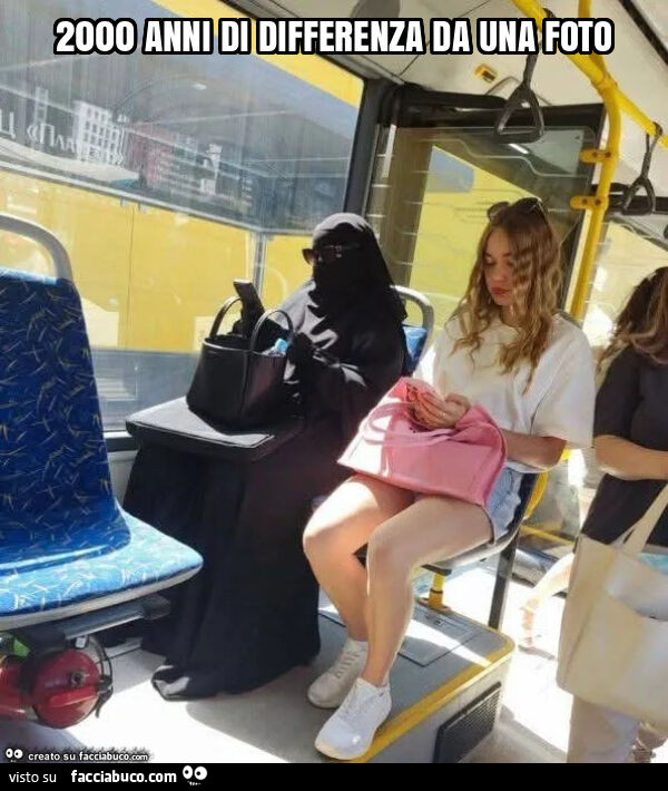 2000 anni di differenza da una foto
