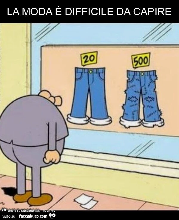 La moda รจ difficile da capire