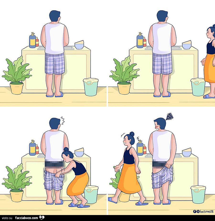 Vignetta di Luon Thuy sulla vita di coppia