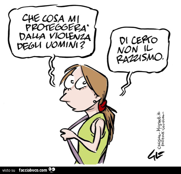 Che cosa mi proteggerà dalla violenza degli uomini? Di certo non il razzismo