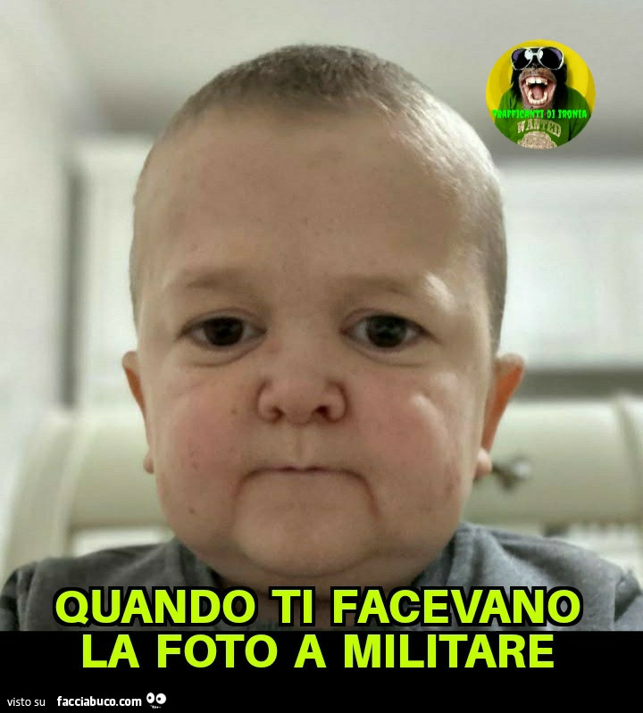 Quando ti facevano la foto a militare