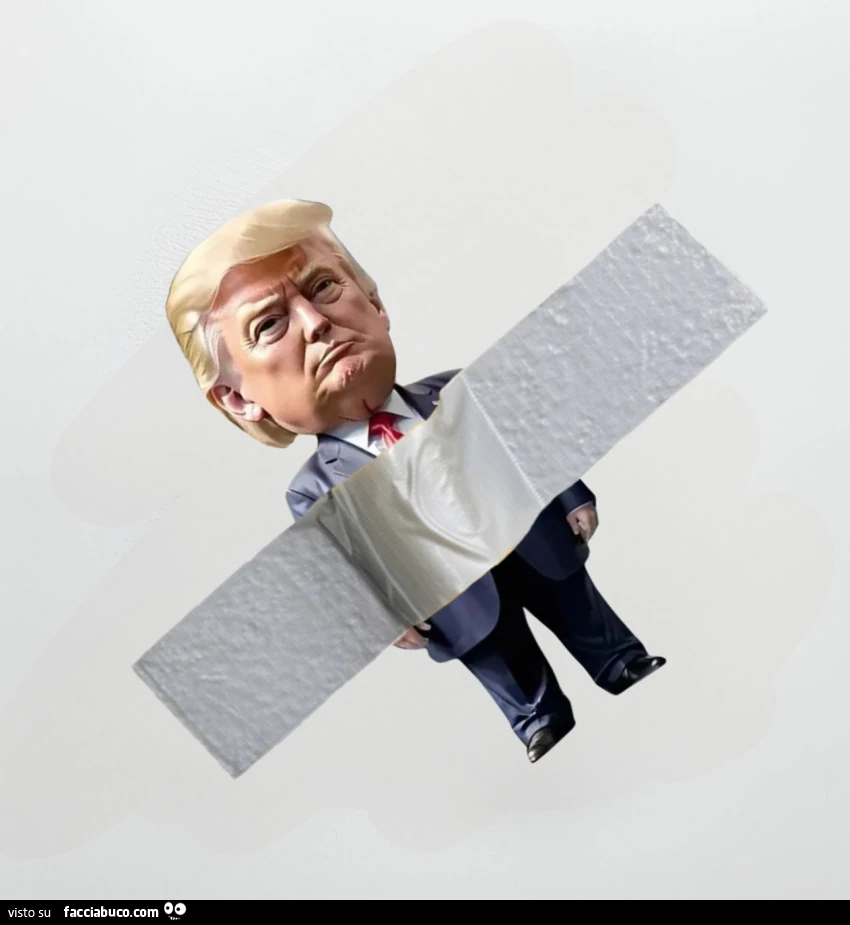 Donald Trump di Cattelan