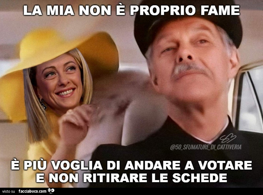 La mia non è proprio fame