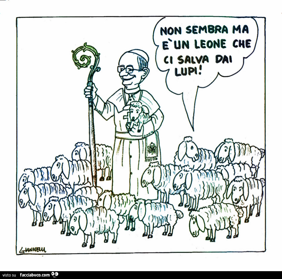 Non sembra ma è un leone che ci salva dai lupi