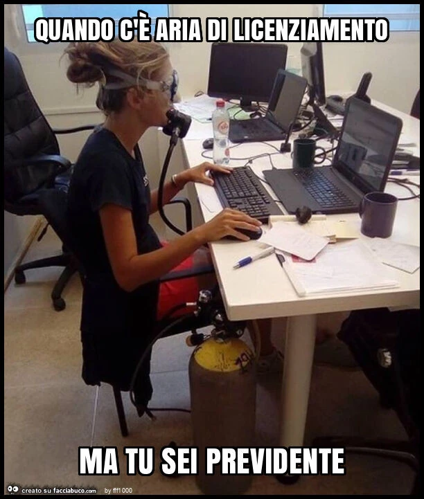 Quando c'è aria di licenziamento ma tu sei previdente