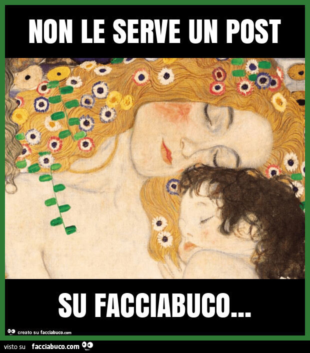 Non le serve un post su facciabuco