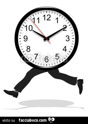 Orologio con le gambe
