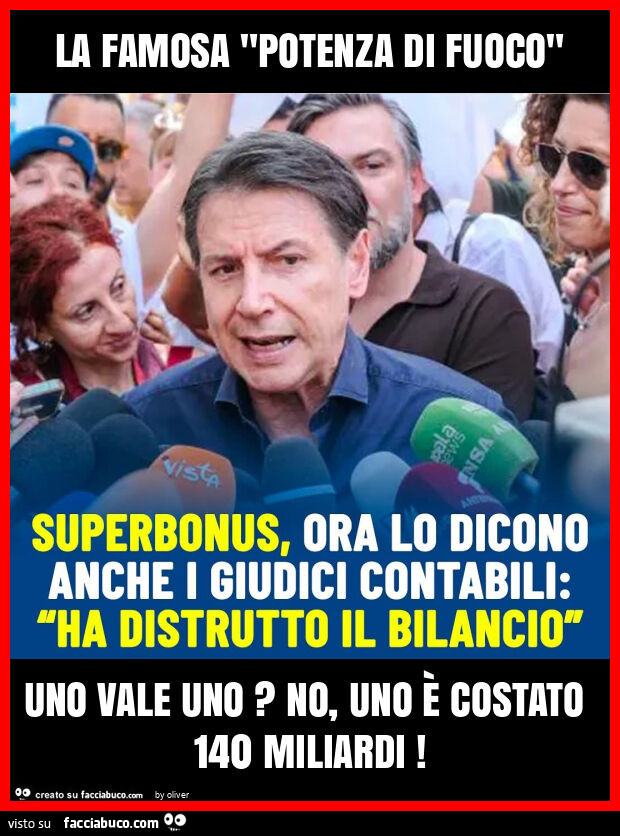 La famosa "potenza di fuoco" uno vale uno? No, uno è costato 140 miliardi