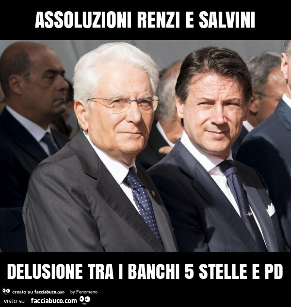 Assoluzioni renzi e salvini delusione tra i banchi 5 stelle e pd