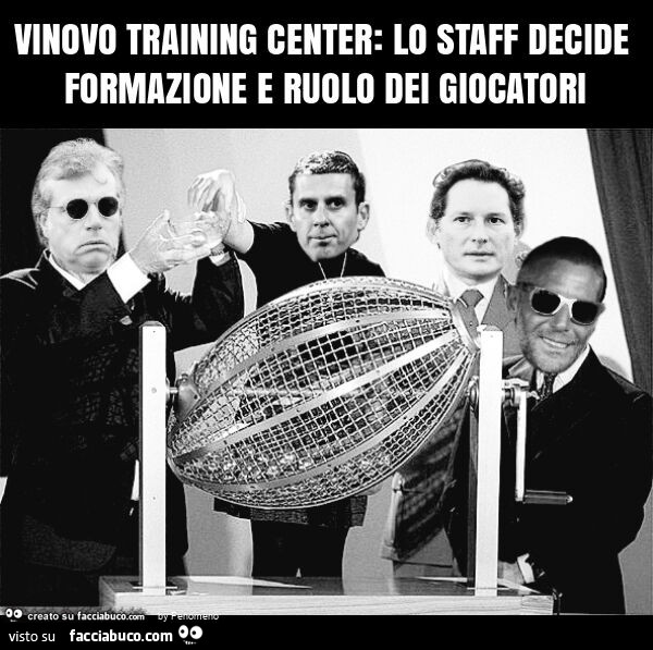 Vinovo training center: lo staff decide formazione e ruolo dei giocatori