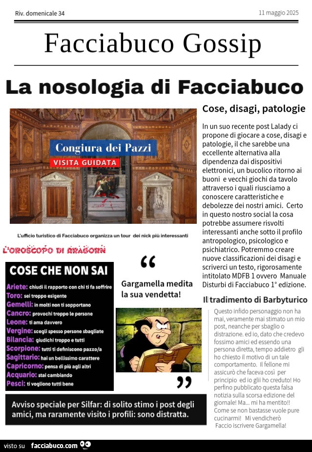 Facciabuco Gossip 34