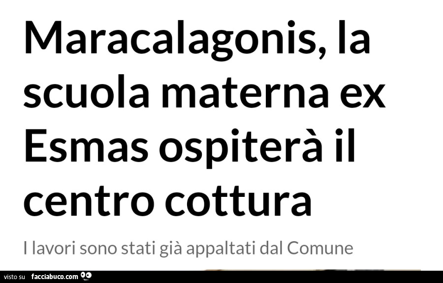 Maracalagonis, la scuola materna ex esmas ospiterà il centro cottura