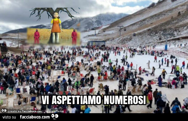 Vi aspettiamo numerosi