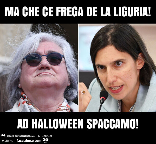 Ma che ce frega de la liguria! Ad halloween spaccamo