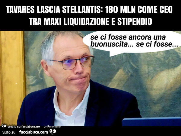 Tavares lascia stellantis: 180 mln come ceo tra maxi liquidazione e stipendio