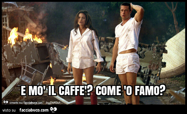 E mò il caffè? Come 'o famo?