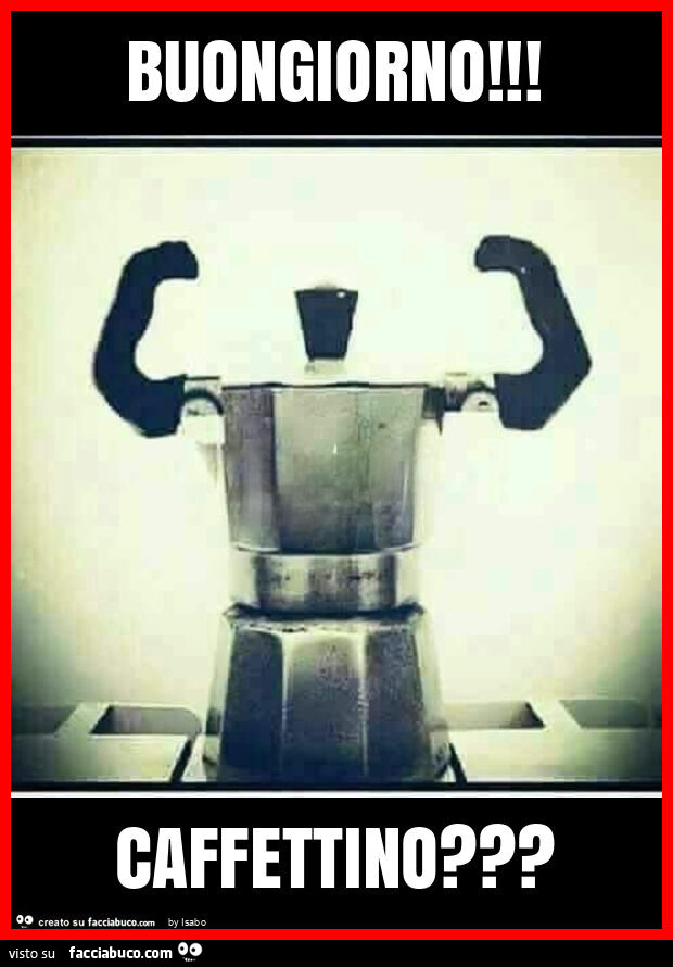 Buongiorno! Caffettino?