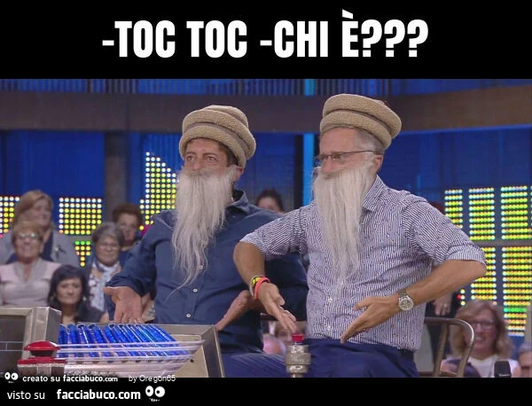 Toc toc -chi è?