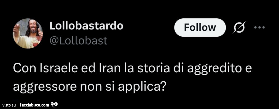 Con israele ed iran la storia di aggredito e aggressore non si applica?