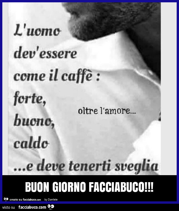 Buon giorno facciabuco