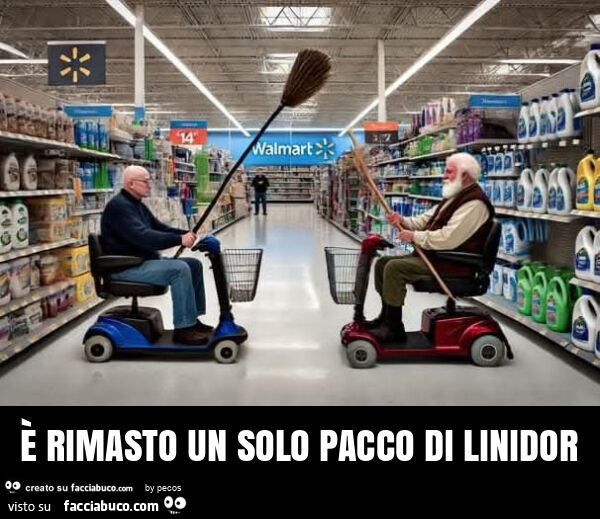 È rimasto un solo pacco di linidor